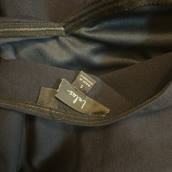 NWOT How Much I Care Midnight Blue Off-the-Shoulder Midi Dress - Picture 2 of 2